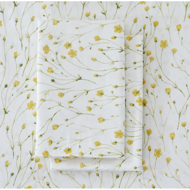 Avoca 100 Cotton Sateen Sheet Set & Reviews Birch Lane